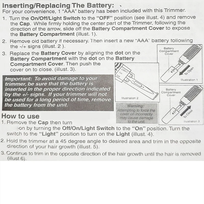 

Eyebrow Ear Nose Trimmer Removal Clipper Shaver Personal Electric Face Care Hair Trimer
