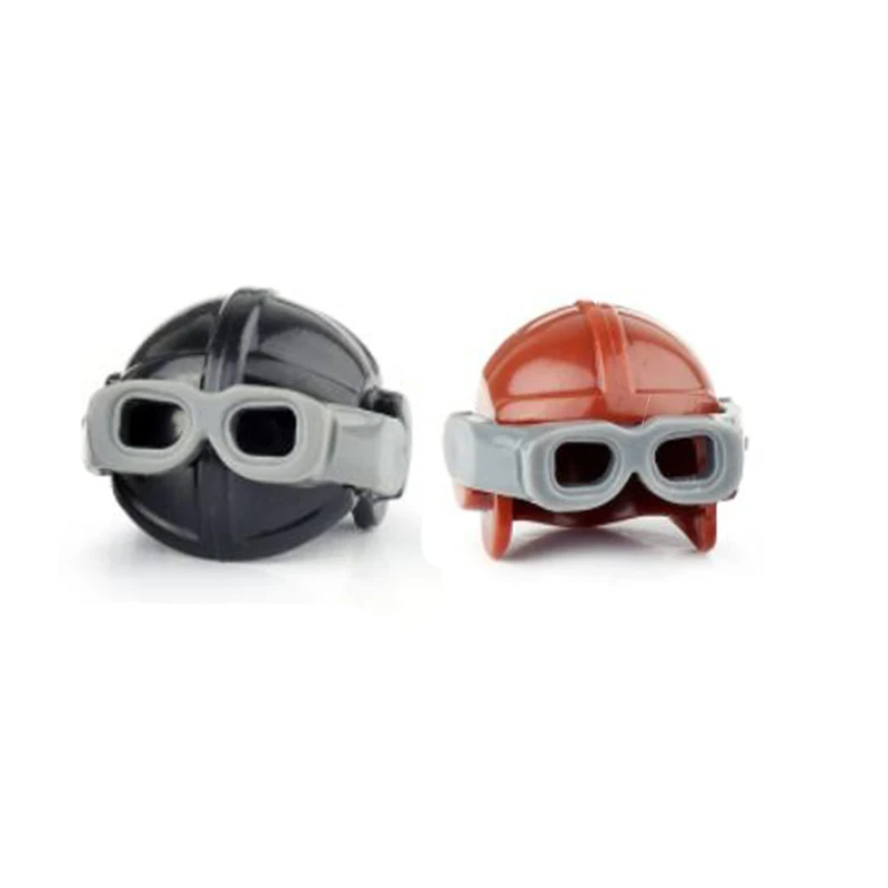 5 шт./лот Военная серия войска солдат шлем для авиатора строительные блоки