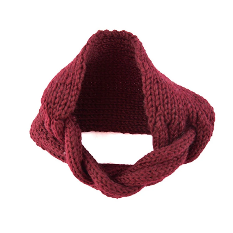 

Fashion Keep Warm Knitting Headband Autumn And Winter Style Head Wrap Sport Hairband For Girl Earmuffs headband Hair Accessories