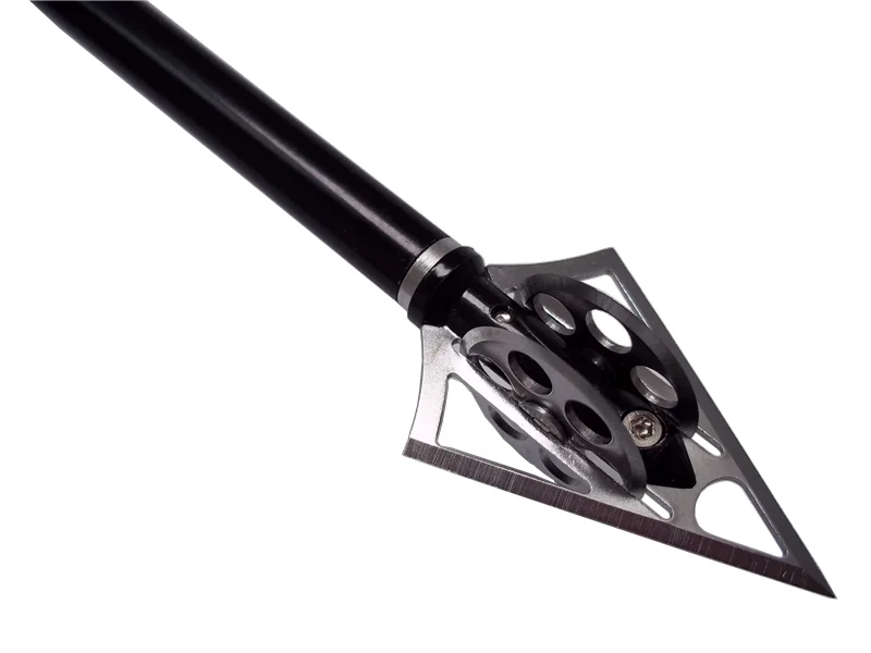 3 шт. стрельба из лука Broadheads 100 зерно наконечники стрел 2-очистительные полосы наконечники стрелы для блочного Лука и наконечники стрелы для арбалета аксессуары