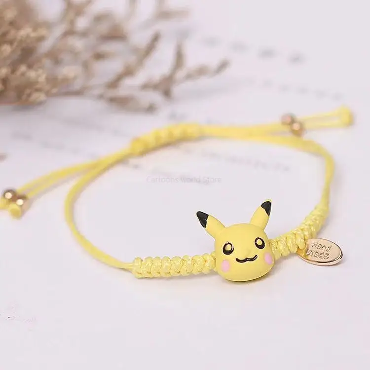 Браслет TAKARA TOMY Pokemon Pikachu ручная бижутерия новый браслет парный унисекс