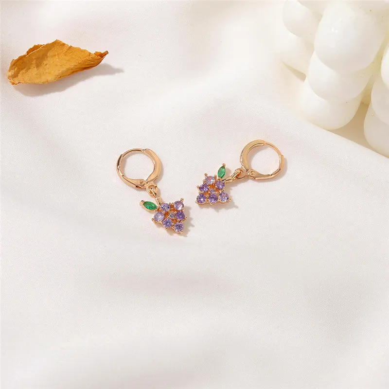 

Simple Temperament Summer Fruit Pendant Earrings Jewelry Accessories 2021