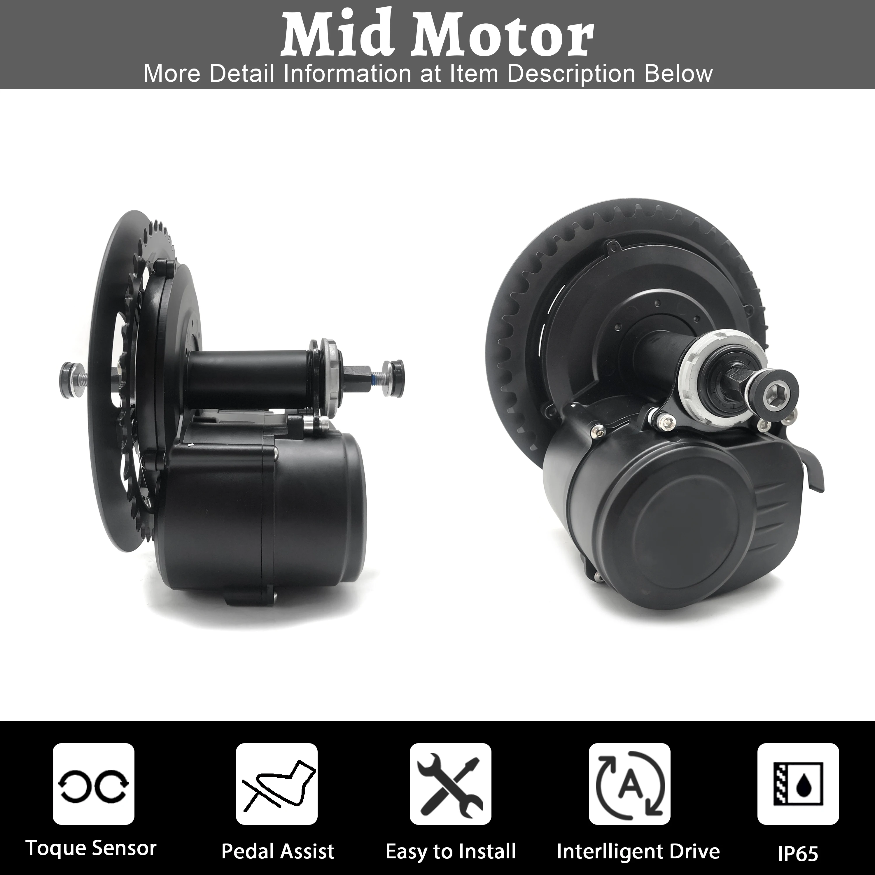 Electric Bicycle Ebike Conversion Kit 36V 48V 250W 350W 500W Motor with Battery | Спорт и развлечения