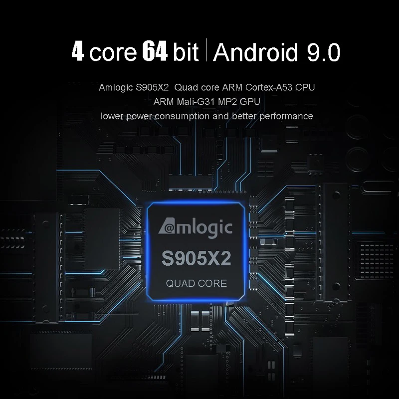 Mecool K7 DVB-S2/S DVB-T2/T DVB-C ТВ приставка 4G ram 64G rom Android 9,0 Amlogic S905X2 четырехъядерный 2,4G/5G wifi BT спутниковый ресивер