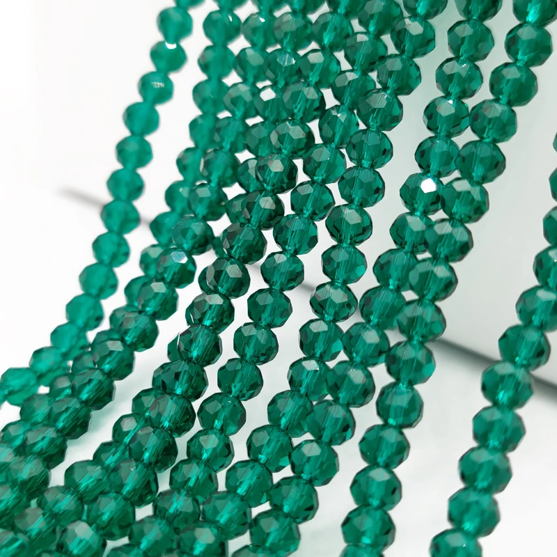 

Круглые стеклянные бусины для изготовления ювелирных изделий, браслет «сделай сам», 2/3/4/6/8 мм