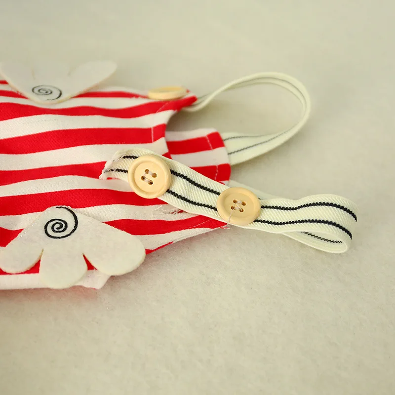 Комбинезон для домашних питомцев в красную полоску|Комбинезоны и ромперы| |