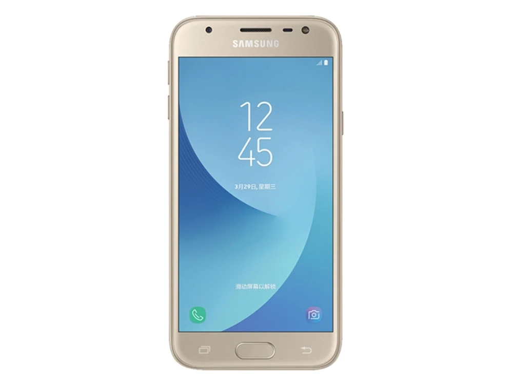 Оригинальный разблокированный сотовый телефон Samsung Galaxy J3 (2017) J330F экран 5 0 дюйма