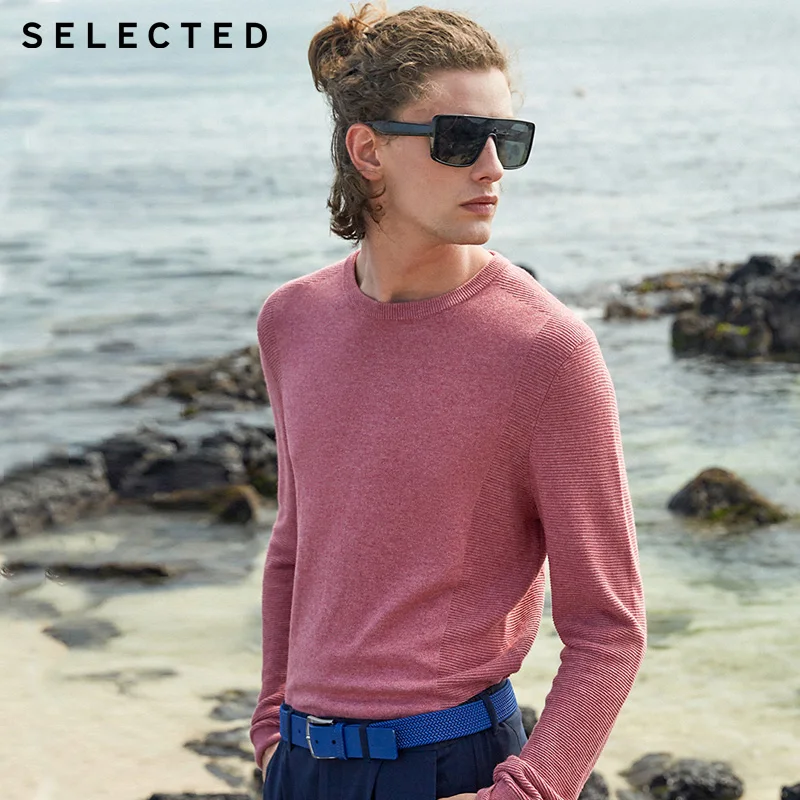 Мужская зимняя хлопковая смесь с длинным рукавом|Джемперы| |