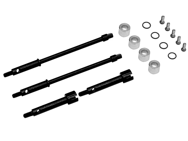 

Hot Racing +4mm wide track hardened steel axles set for Axial SCX 24