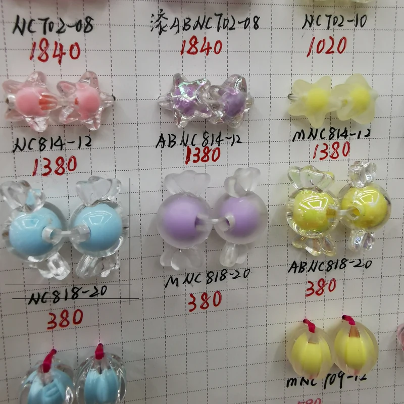 

380 шт. 21 мм Сделай Сам акриловые прозрачность Ангел бусины. Бисером для браслет ювелирные изделия делая аксессуары 2021 оптовая продажа