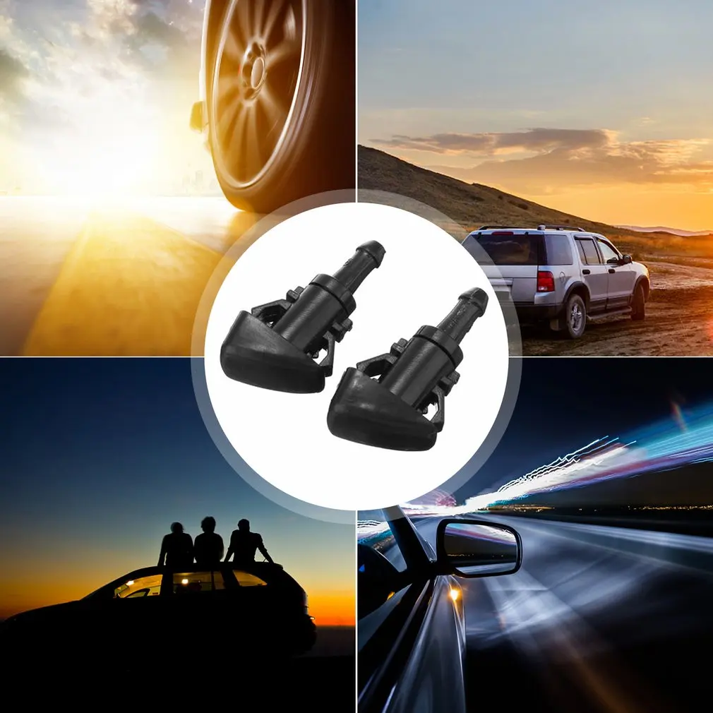 

2PC Windshield Washer Wiper Nozzle Journey PT Sector Cruiser Plastic Buckles Nozzle For 5116079AA 4805742AB5113049AA