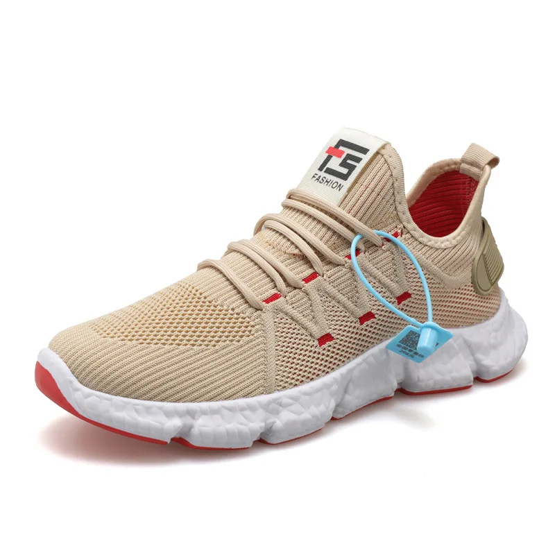 

2021 New Men Sneakers Summer Breathable Mens Running Shoes Mesh Light No-slip Comfortable Outdoor Sports Running Shoes NanX370