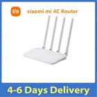 Wi-Fi роутер Xiaomi Mi 4C, 64 RAM, 802,11 bgn, 2,4G, 300 Мбитс, 4 антенны, умное приложение, диапазон управления, беспроводные маршрутизаторы, ретранслятор