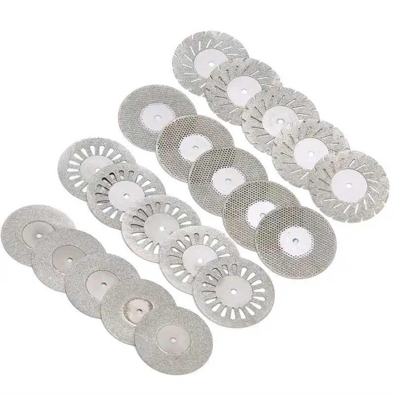 5 шт./компл. стоматологический Двусторонняя Алмазный диск стоматологическая