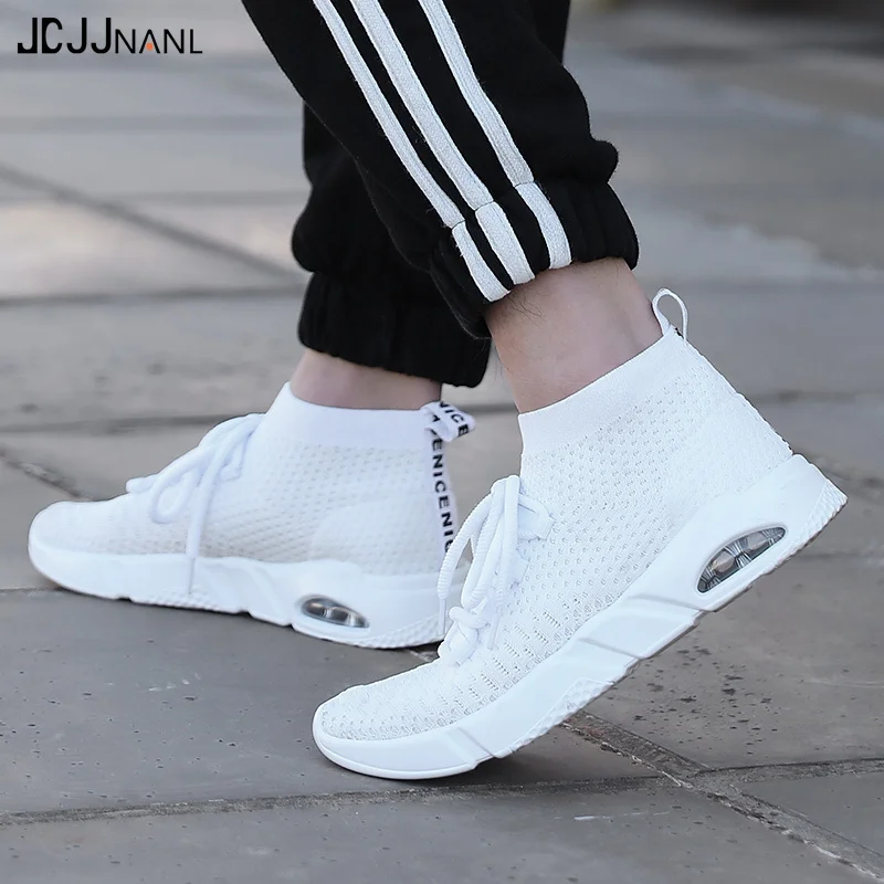 2019 весенние дышащие сетчатые спортивные уличные кроссовки для взрослых мужчин