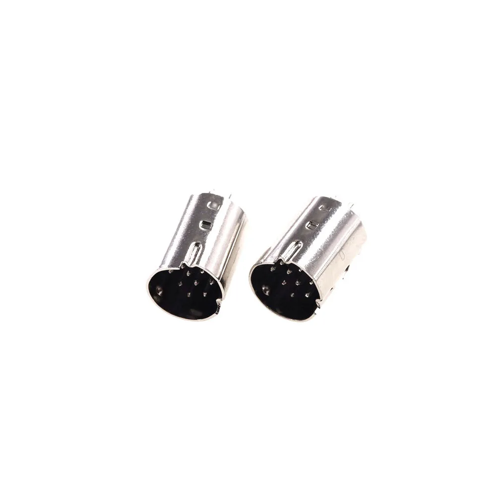 1000pcs Din Plug Male Connector 9 Pin Wire Solder Injection Rating 1A 110V 2A 12V Mini Circular DIN Stamped Cable Mount | Обустройство
