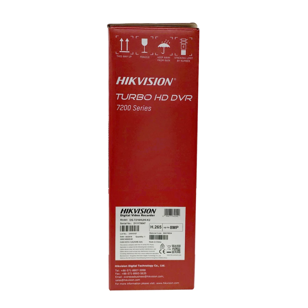 Hikvsion 16CH 5 в 1 AHD DVR Поддержка CVBS TVI CVI аналоговые камеры P2P Cloud H.265 Аудио HDMI видео