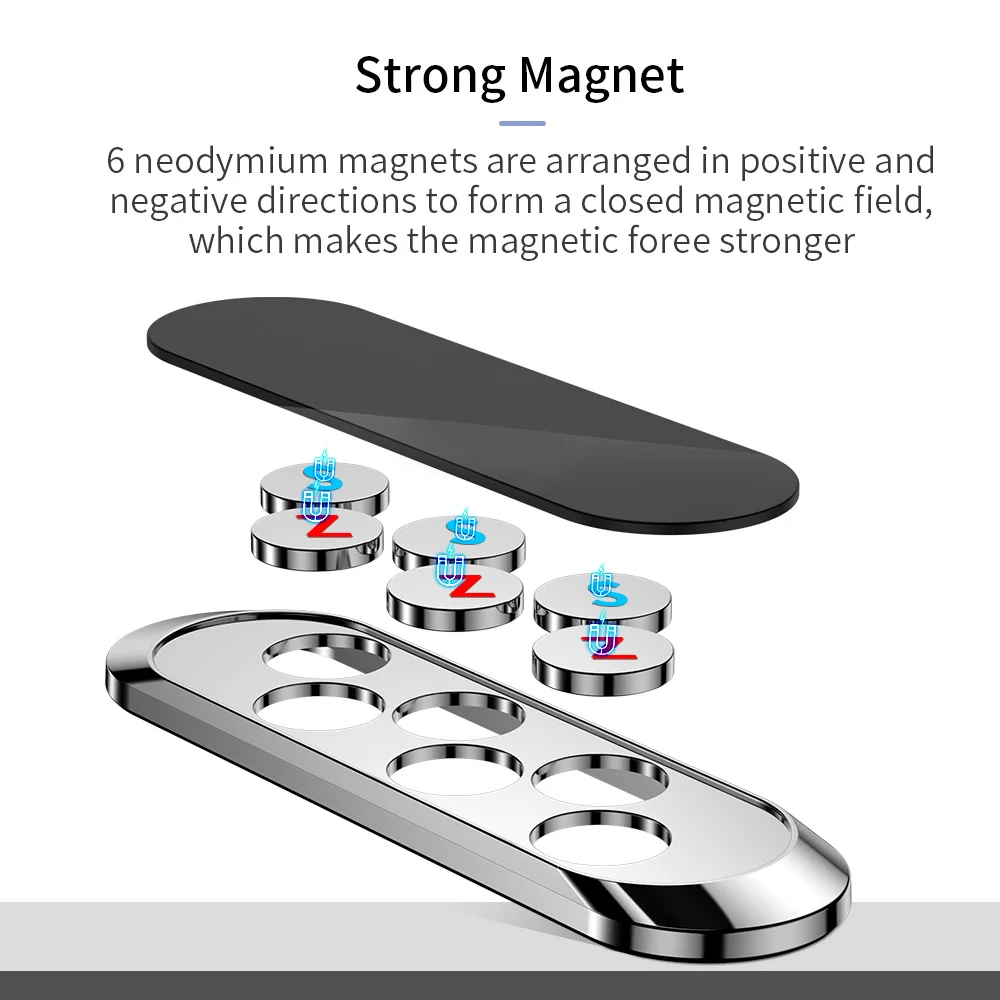 Магнитный автомобильный держатель для телефона Marjay универсальная