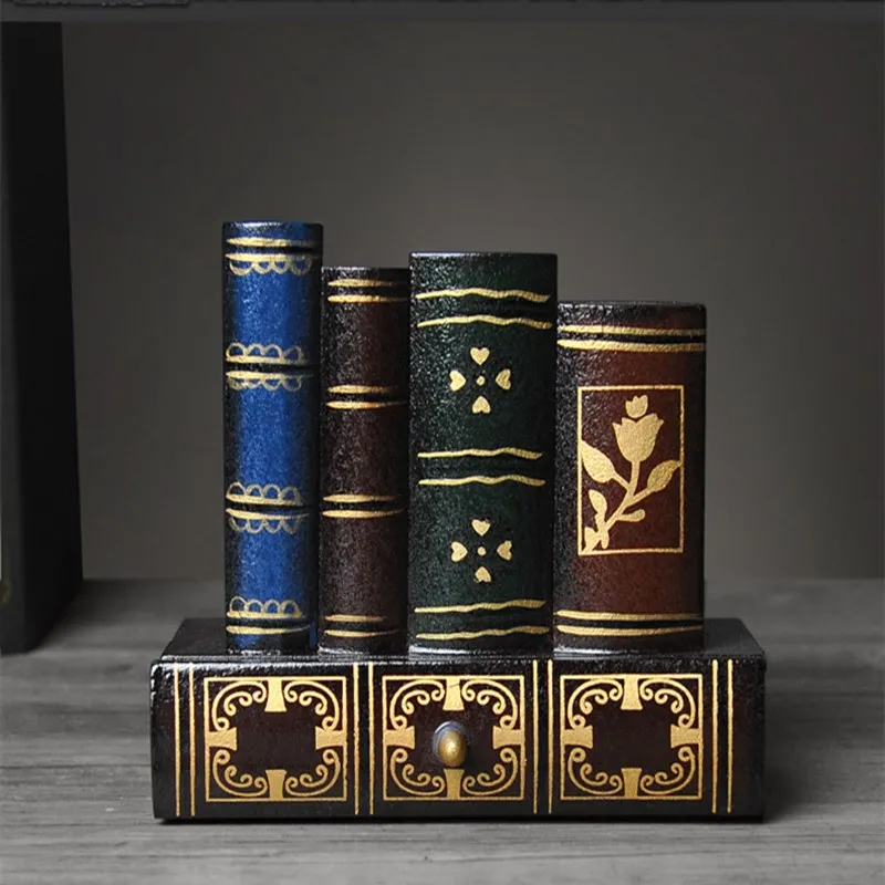 Многофункциональная подставка для ручек с имитацией книжки в Европейском стиле