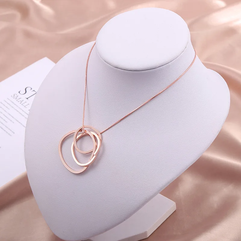 Трендовое женское золотое модное ожерелье с подвеской 2020 простой подарок для