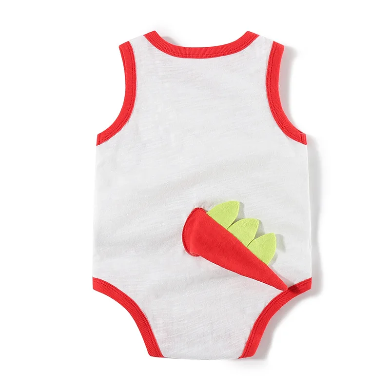 

Cute Baby Boys Girls Bodysuits Sleeveless Cotton Newborn Bebes Boys Jumpsuits Onesie Summer Outerwear Toddler Infantil Costumes