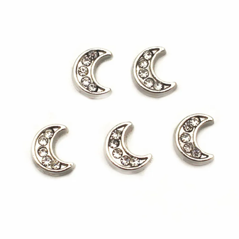 

Подвески с кристаллами в виде Луны, 12 шт./лот