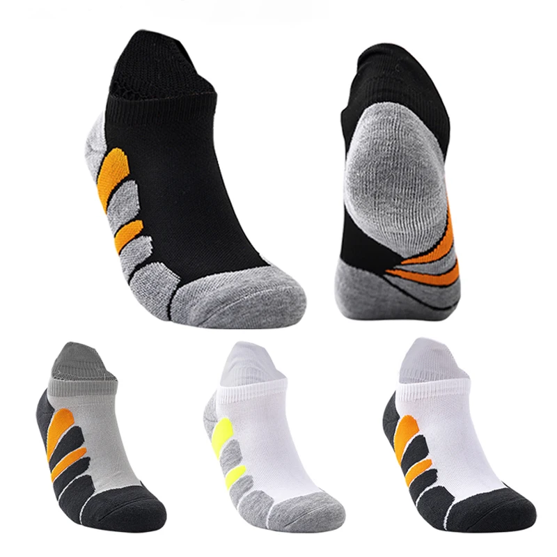 

Unisex Short Socks Running Walking Cycling Basketball Soccer Outdoor Sports Socks Sweat Absorbing Breathable Socks 3 Pairs