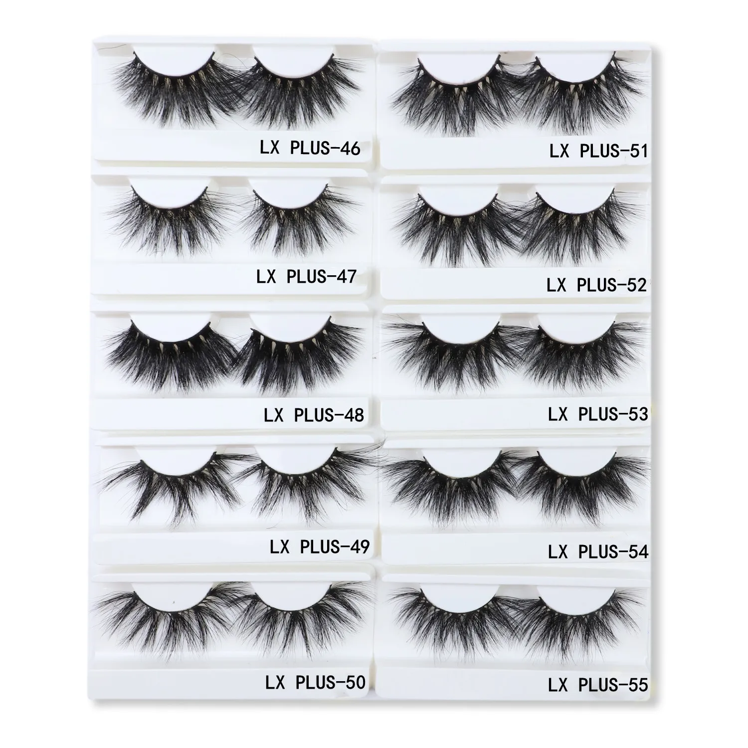 TDANCE 1 пара 25 мм многоразовые ресницы серо коричневого цвета драматического