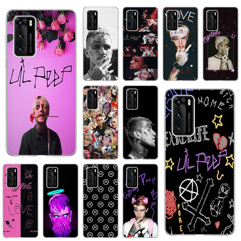Lil Peep Rapper силиконовый мягкий ТПУ чехол для телефона Huawei Y8P P40 P30 P20 Lite Y9S Y7P Y9A Y6P Nova5t Y8S
