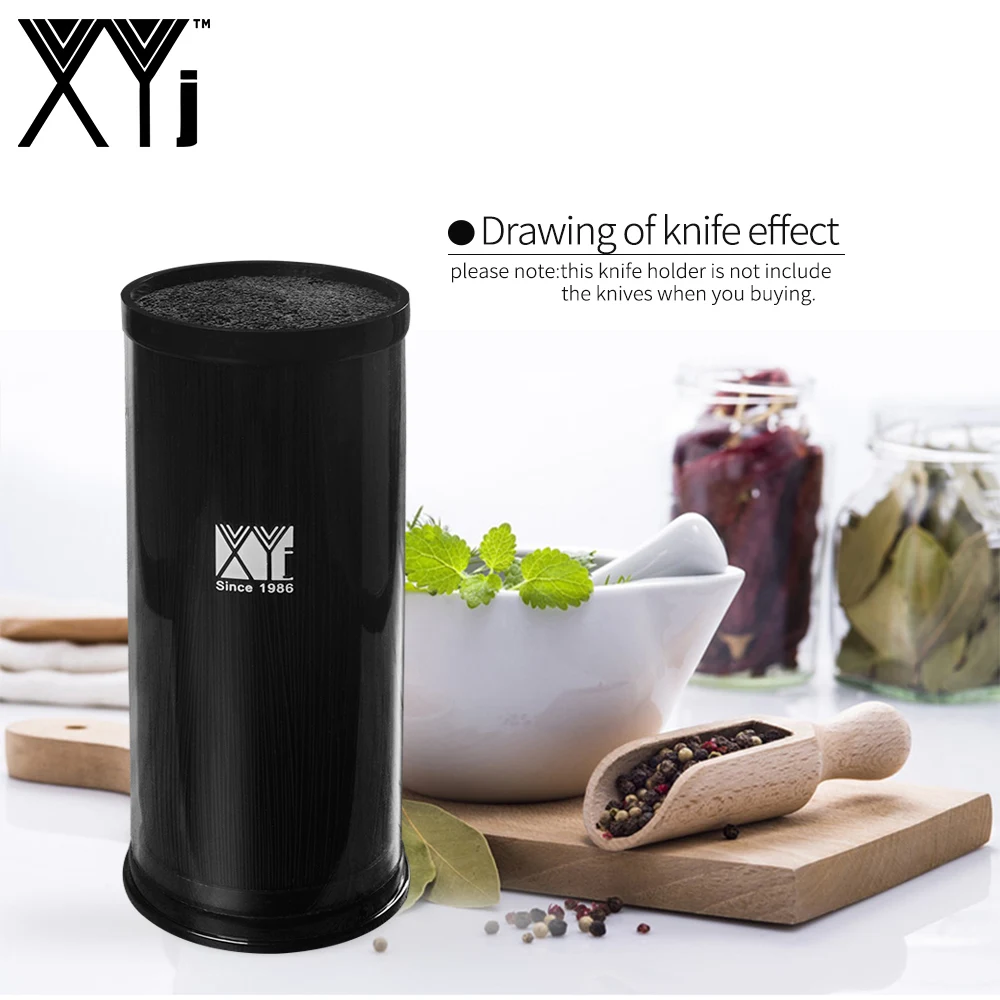 XYJ 8 6 дюймовый пластиковый нож подставка для хранения 3 'Ɗ'' 5 'ƌ''
