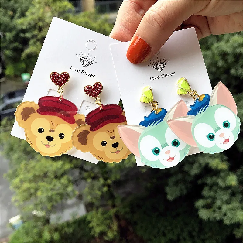 

Acrylic Cartoon Cartoon Monkey Cat Rabbit Earring Accessory Jewelry