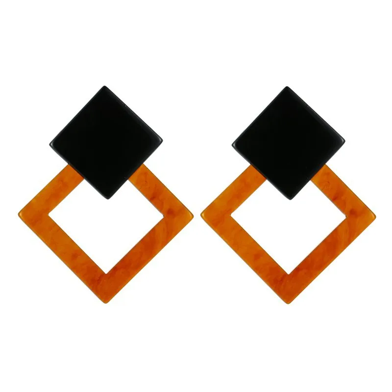 Женские серьги клипсы для ушей без прокола геометрические винтажные клипса