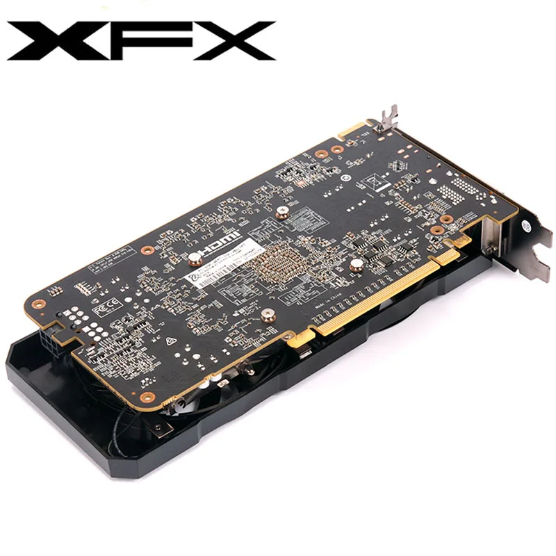 Видеокарта XFX R9 370 2 Гб 256 бит GDDR5 для видеокарт AMD серии 300 RX560 470 570 460 580 480 б/у |