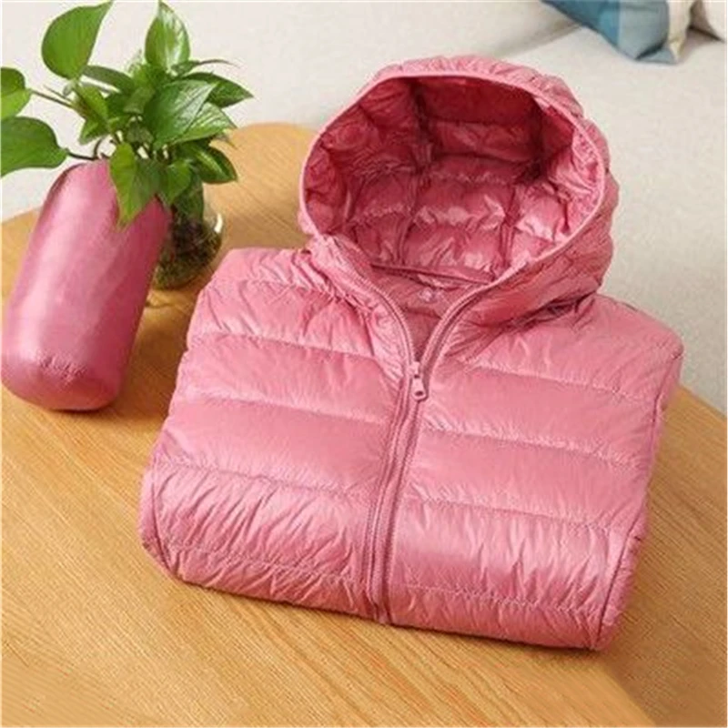 Ультра светильник 8XL размера плюс тонкий пуховик для женщин Осень зима 2019 теплый белый с капюшоном женская