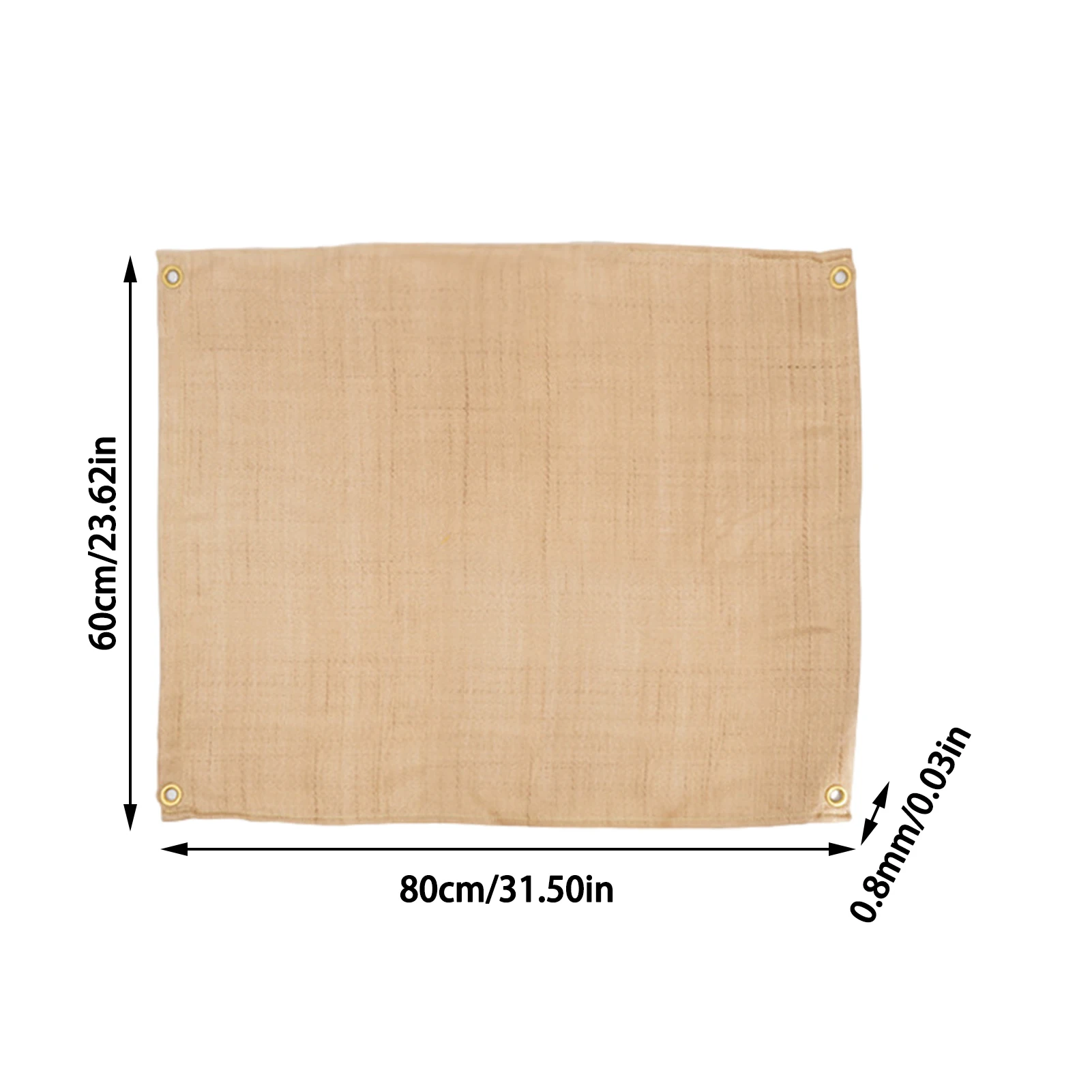 

BBQ Grill Pad Flame Retardant Floor Mat Anti Skid Mat Oil Waterproof Outdoor Stove For BBQ Cushion Camping Under The Grill Mat