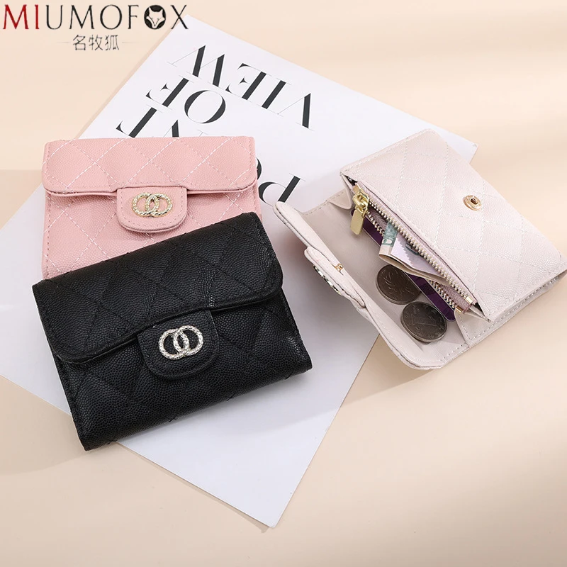 

Brand Designer Women Coin Purse Genuine Leather Card Wallet Ladies Small Purses Credit Card Holder Women Business Cards Case Bag