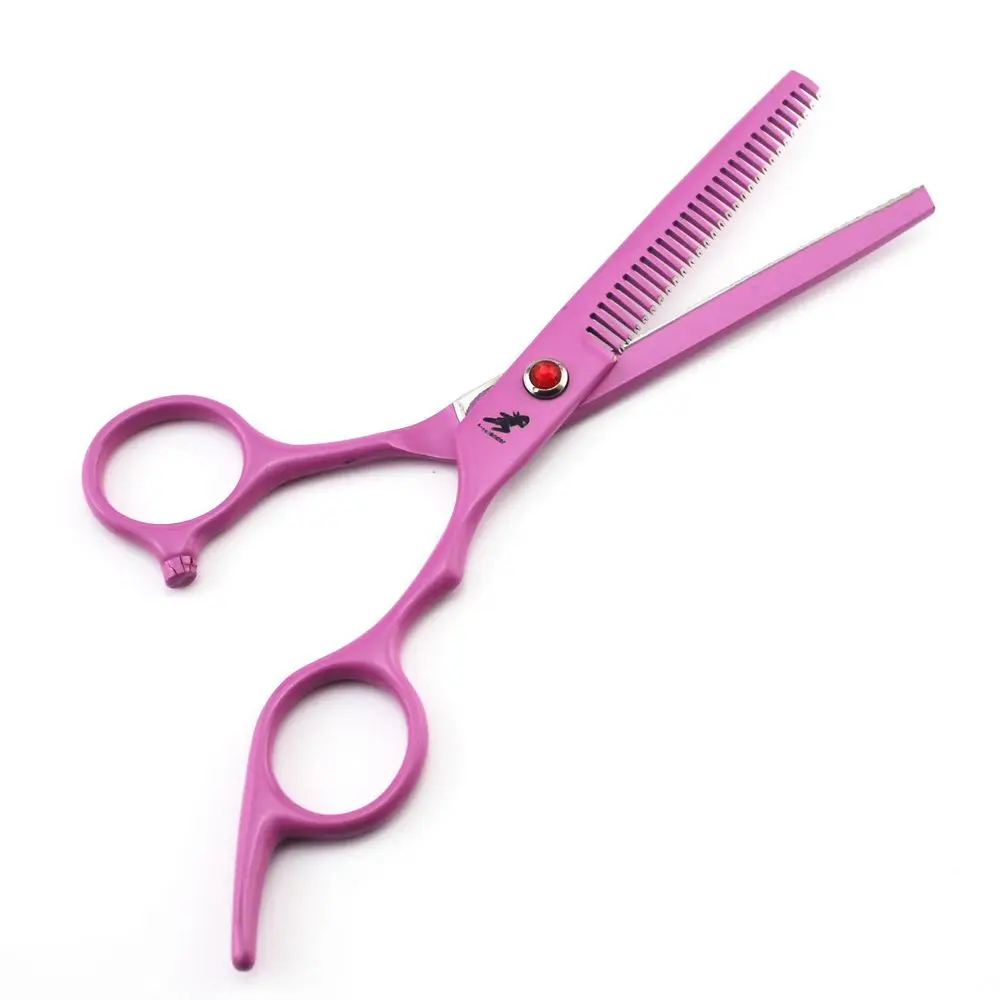 

6 inch Professional Hairdressing Scissors Set Cutting Thinning Barber Shears High Quality Personality Pink Styles