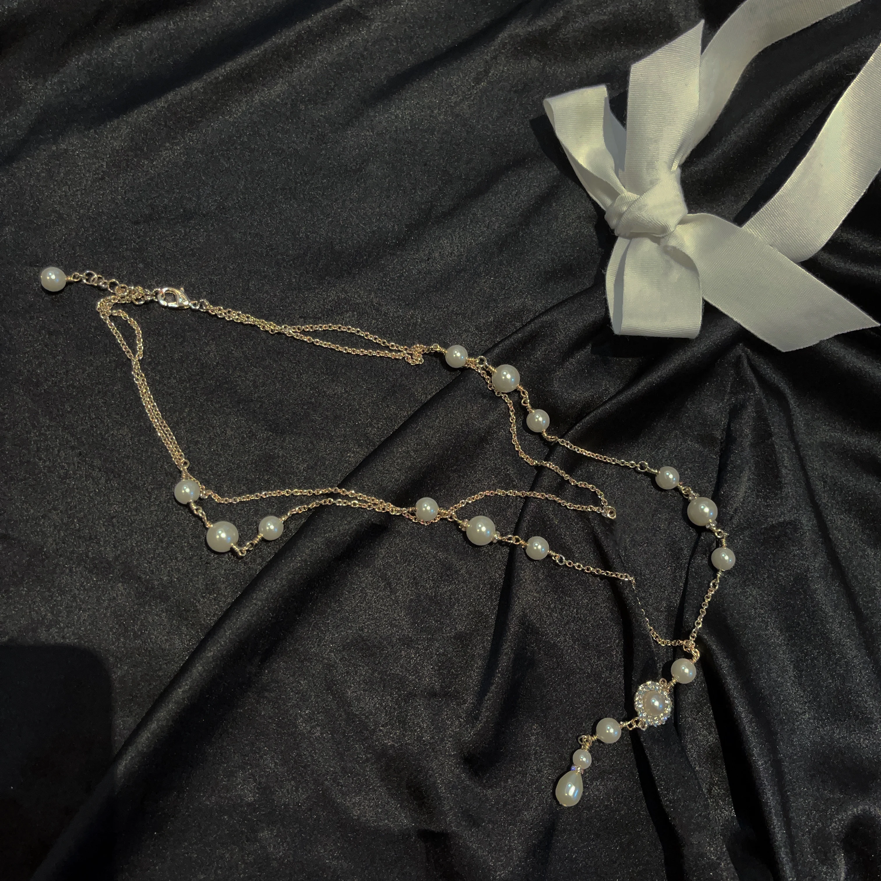 

Popular Original Fashion Brand Women Female Jewelry Necklace Winter Superior Quality Luxury Genuine Pearl Chain Choker Logo Gift