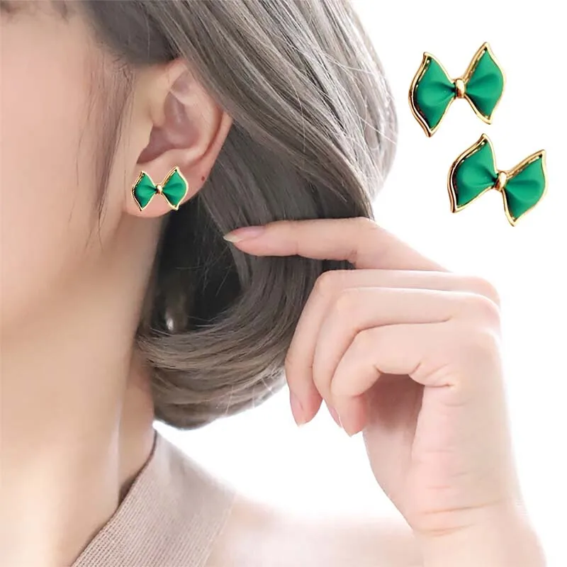 Женские 1 пара корейских ювелирных изделий модные дикие цветные трехмерные