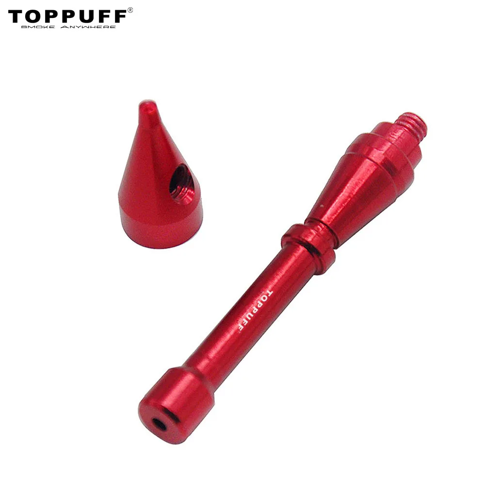 HORNET Rocket style алюминиевая курительная трубка 83 мм съемная металлическая для травы