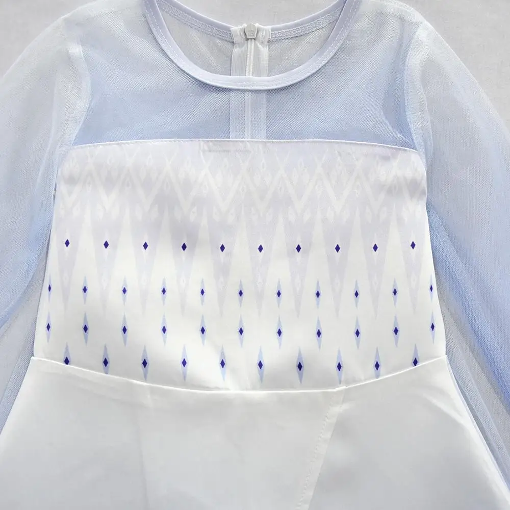 Платье для девочек Сезон лето 2 платья принцессы Эльзы Карнавальный костюм