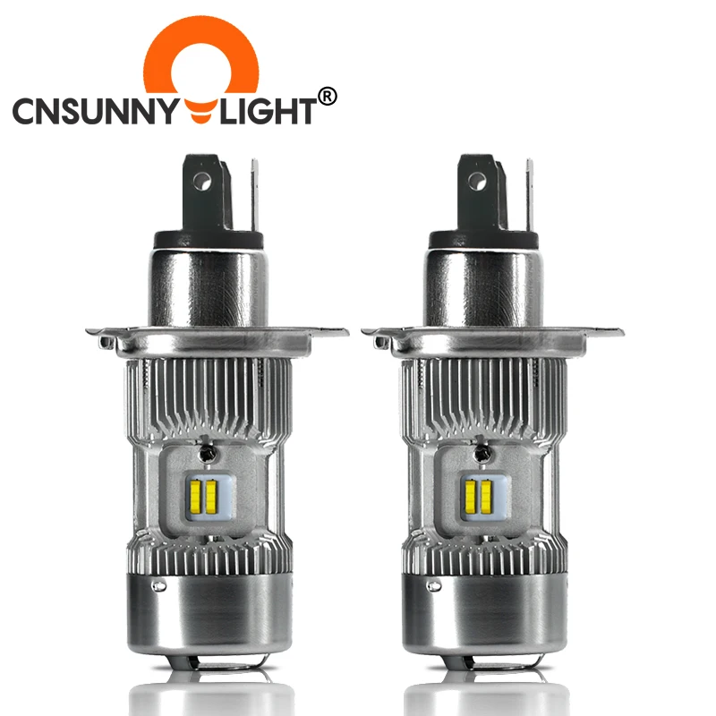 CNSUNNYLIGHT светодиодный фонарь H4 лампы для фар H/L bi луч белый 6000K 14400Lm/пара замена Volvo DAF