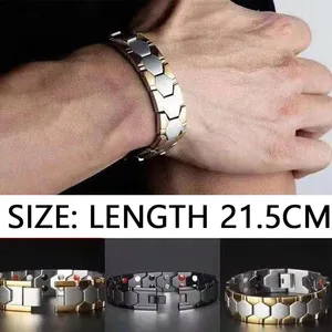 New Magnetic Therapy Chain Link Bracelet For Women Men Health Care Energy Bracelets Fitness Weight Loss Fashion Jewelry Gift