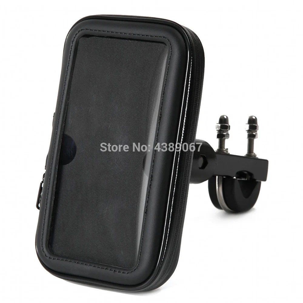 Держатель для смартфона GPS мотоцикла скутера руля с водостойким чехлом Samsung Note 4 S5