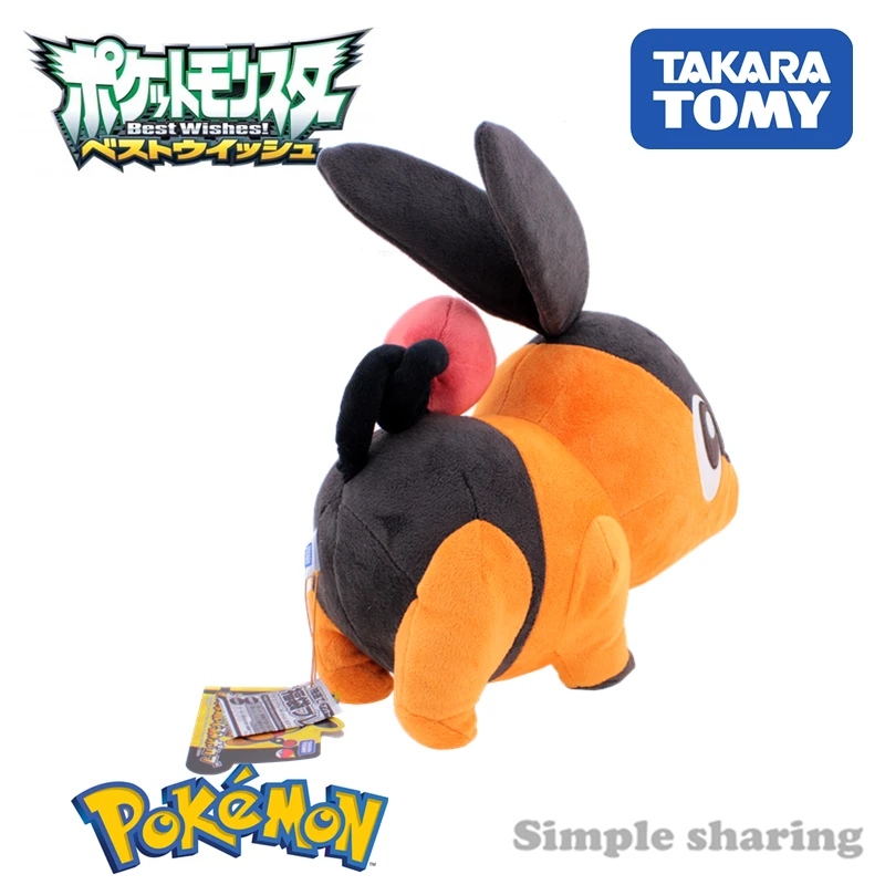 Takara Tomy Tomica Покемон Tepig цифры дикий кабан куклы популярные детские забавные