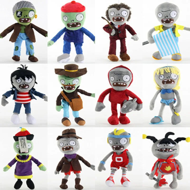 

1pcs 22-30cm Plants vs Zombies Plush Toys Plants vs Zombies Plush Toys Soft Stuffed Toys for Children Kids Gifts