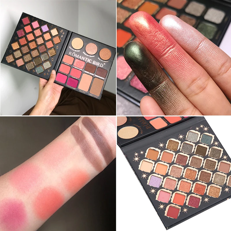 Палетка теней ICYCHEER для макияжа глаз романтические блестящие пигментированные