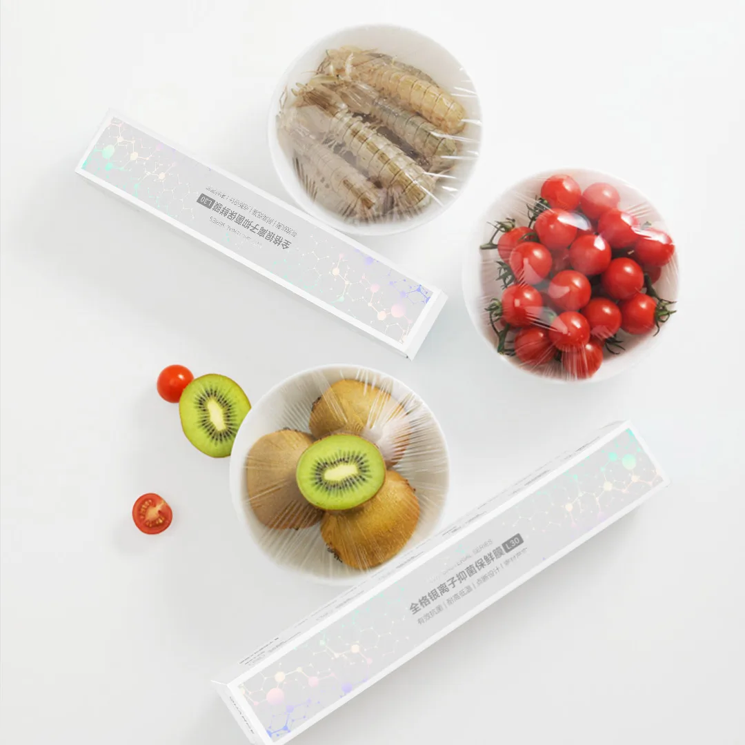 

Полностью сетчатая Серебристая ионная пищевая пленка Xiaomi Youpin, ультратонкая конструкция, устойчивость к высоким и низким температурам для к...