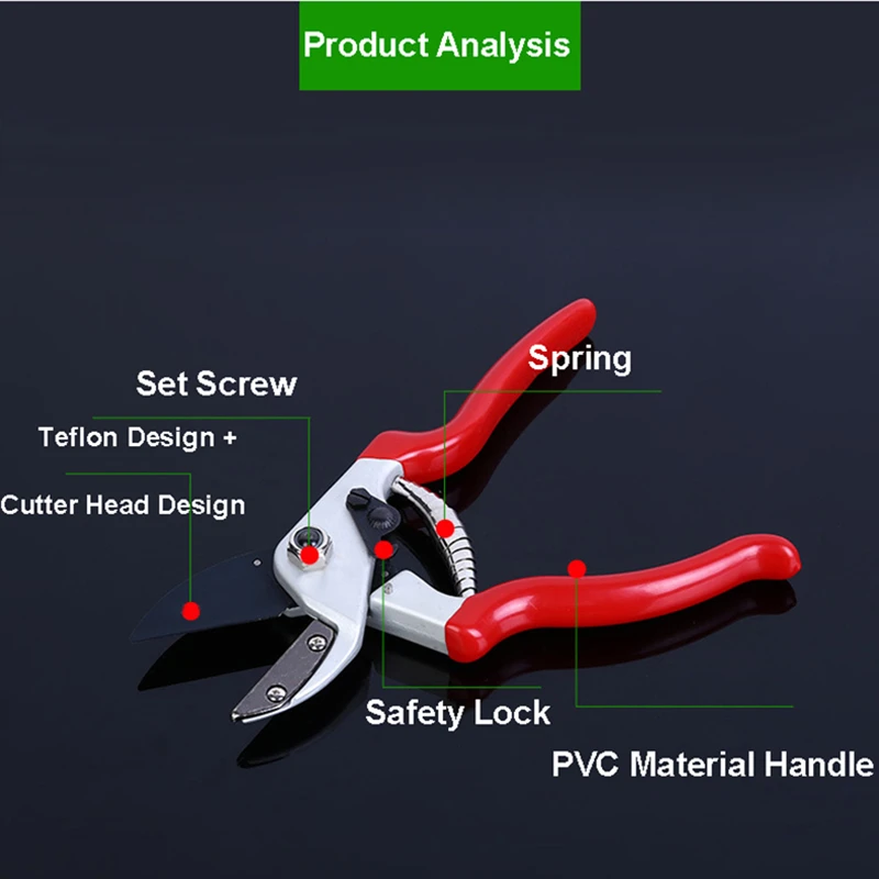Профессиональные ножницы садовые ручные инструменты Сделано в Тайване