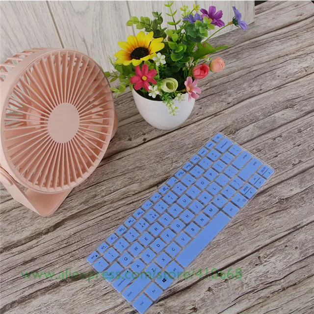 Blue Ноутбук клавиатура защитная крышка для Dell Latitude 3300 3301 для Dell Inspiron 14 5490 7490 7391 5498 5493 5493 5498 - Цвет: Blue